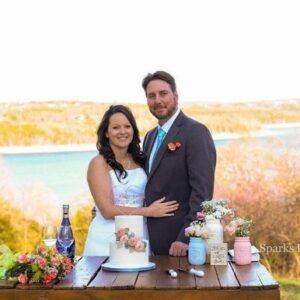 Norfork Lake wedding in Spring